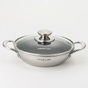 ビタクラフトテーブルパン(ガラスふた付き)【径18cm】 両手鍋 鍋 フライパン 551401