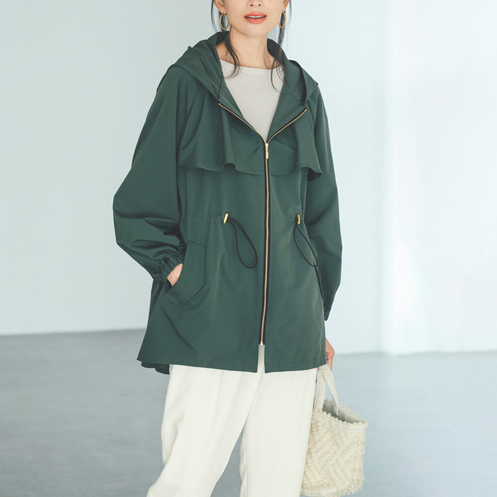 【クーポン配布 11月27日1：59迄】 はっ水 フーデッド ハーフコート ショートコート ハーフコート コー..