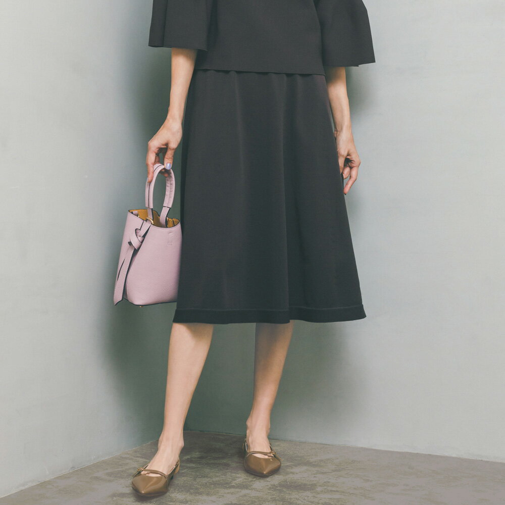 【クーポン配布 11月27日1：59迄】 ホールガーメント（R） フレア スカート（日本製） ひざ丈スカート ..