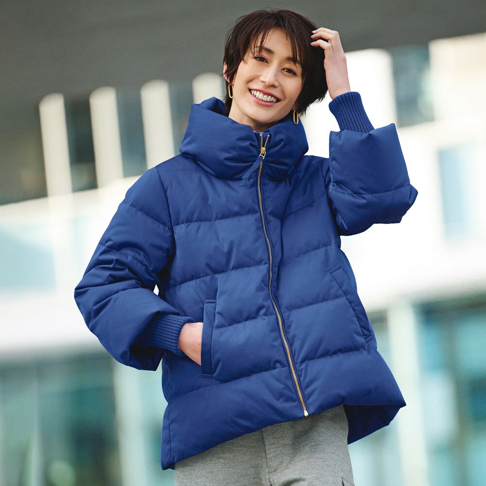 【クーポン配布 お買い物マラソン中】 ワイドスリーブ ダウンジャケット ショートジャケット ジャケット A30801 ＼LINE友だち登録でクーポン／