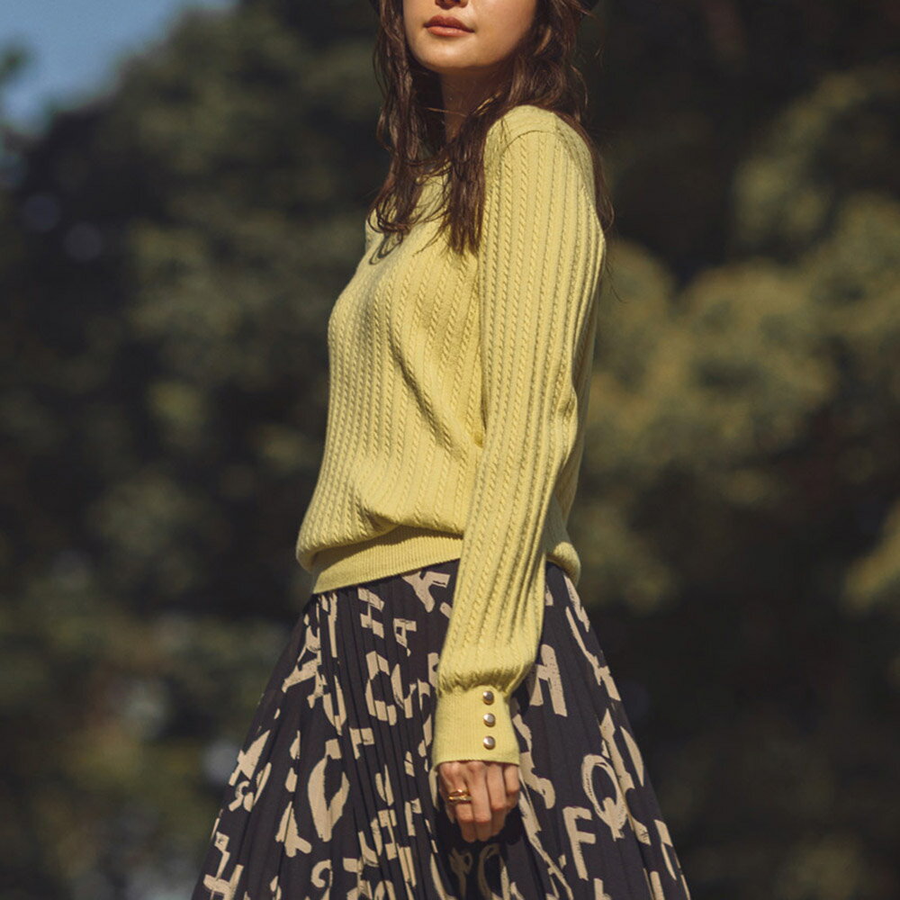 【クーポン配布 11月27日1：59迄】 細ケーブル ニットプルオーバー UV対策ウェア UV 紫外線対策 PC6148