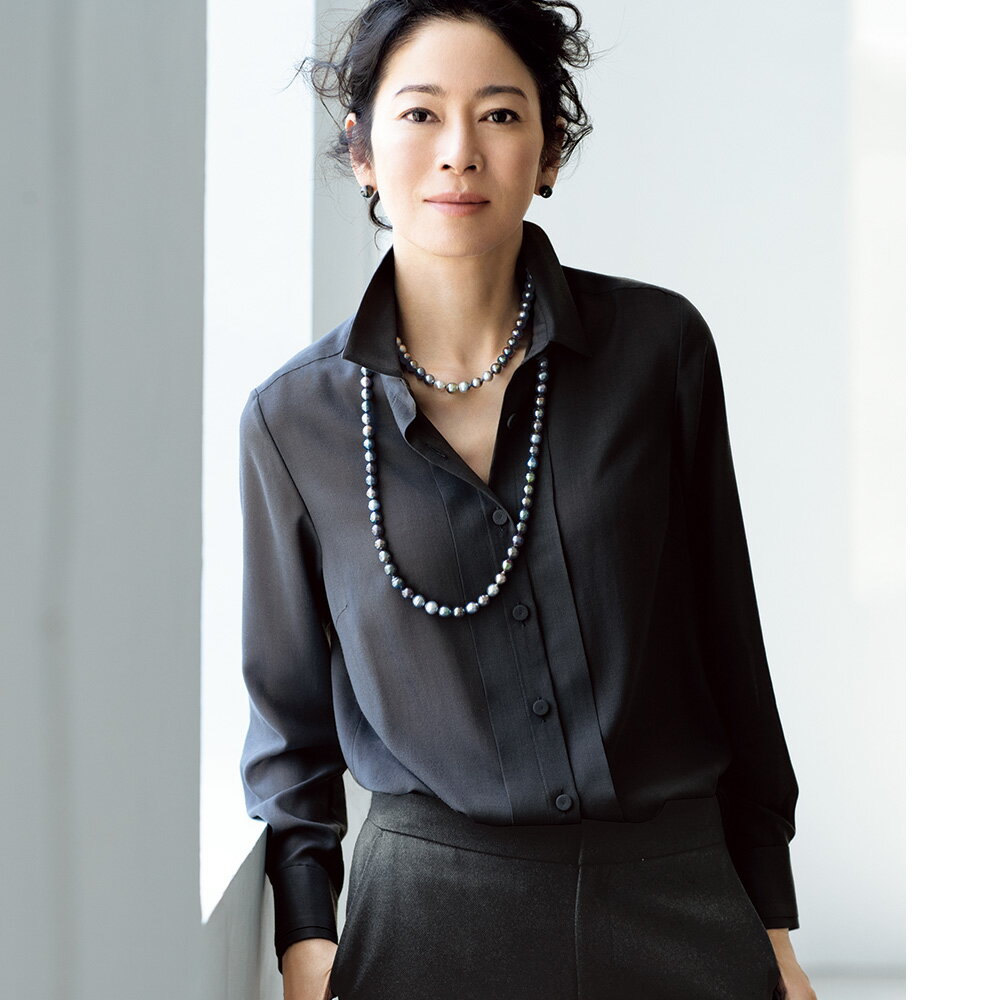 【クーポン配布 11月27日1：59迄】 「NIKKE」 マフシフォン フロントタックシャツ シャツ ブラウス PC6..