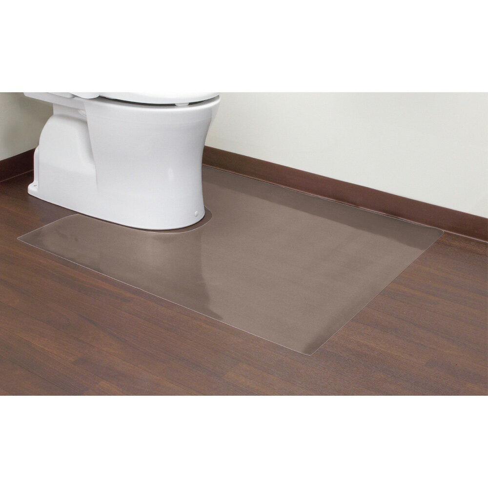 バス用品 トイレ用品 普通判 ≪幅60×奥行60cm≫ アキレス トイレ用 足元透明マット〈抗菌剤配合〉 521501