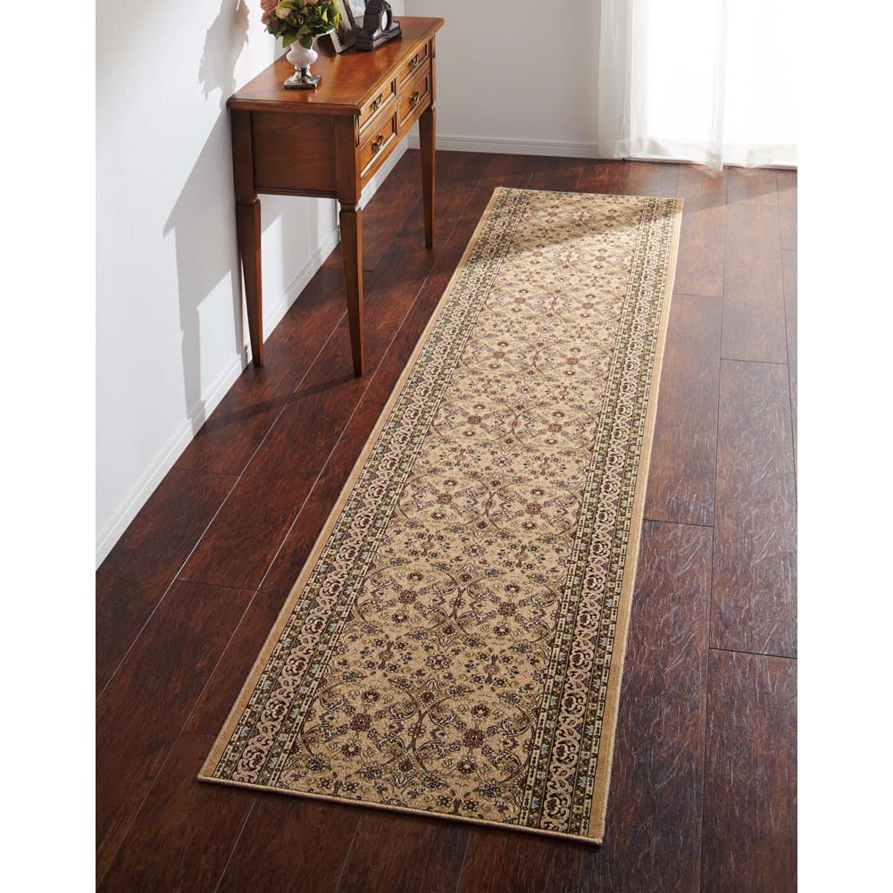 乐天商城 - 【クーポン配布 お買い物マラソン中】 ≪長さ約740cm 幅80cm≫ モケット織廊下敷き〈ポーロ〉 カーペット ラグ マット 625843 ＼LINE友だち登録でクーポン／