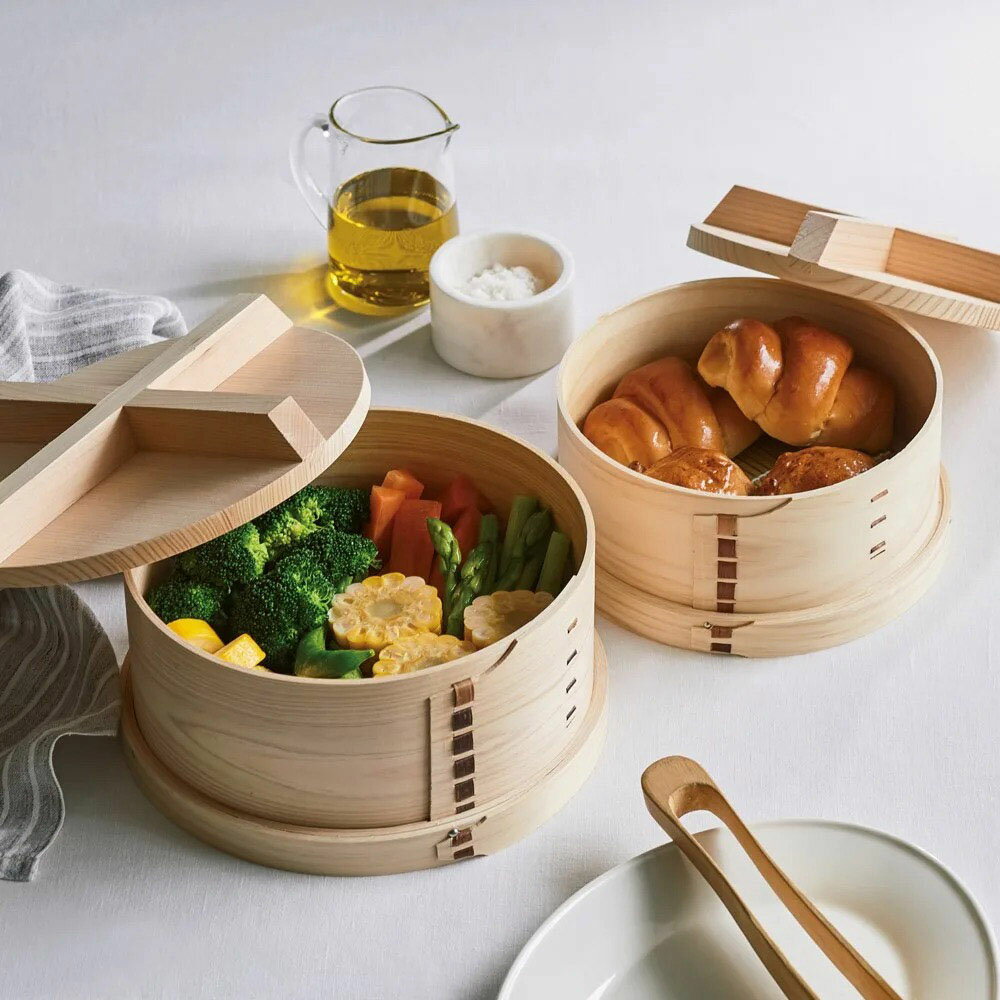 ≪直径21cm≫ にちにち道具 国産ヒノキのふた付き「和せいろ」 キッチンツール 620302 ＼LINE友だち登録..