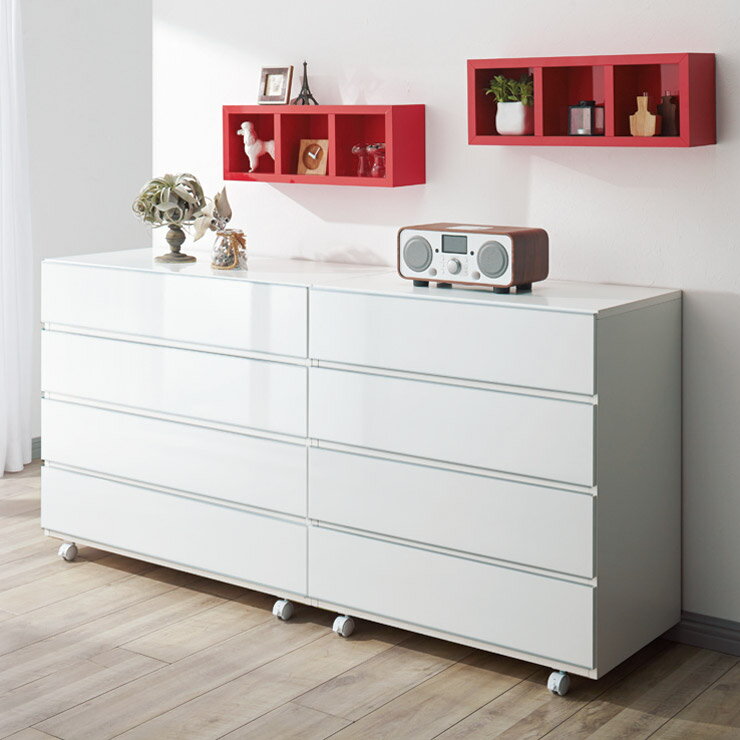 楽天市場】光沢仕上げ チェストの通販