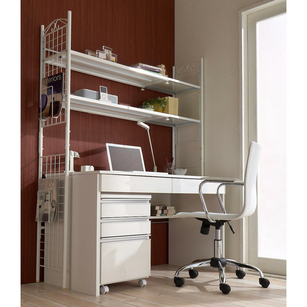 壁面を有効活用できる 幅伸縮 頑丈ラック 2段 スチール メタルラック 本棚 ラック シェルフ 643307 ＼LINE友だち登録でクーポン／ 2