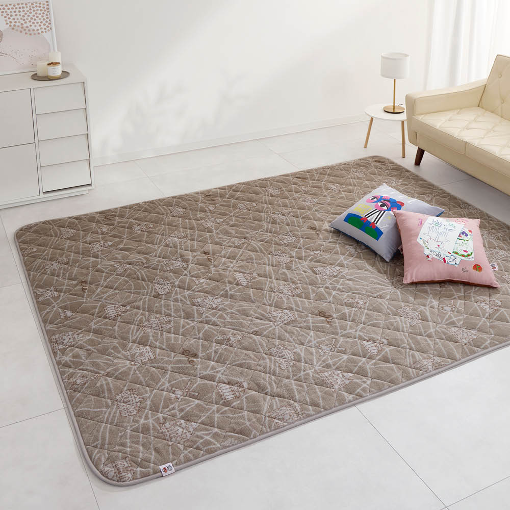 Rakuten - ≪約190×190cm≫ ELLE80th ヒートループ（R）ラグ ラグ 絨毯 カーペット マット 615605 ＼LINE友だち登録でクーポン／