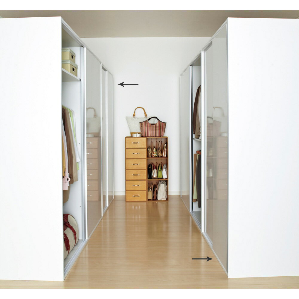 楽天市場】ニトリ スライドワードローブモール 90WRの通販