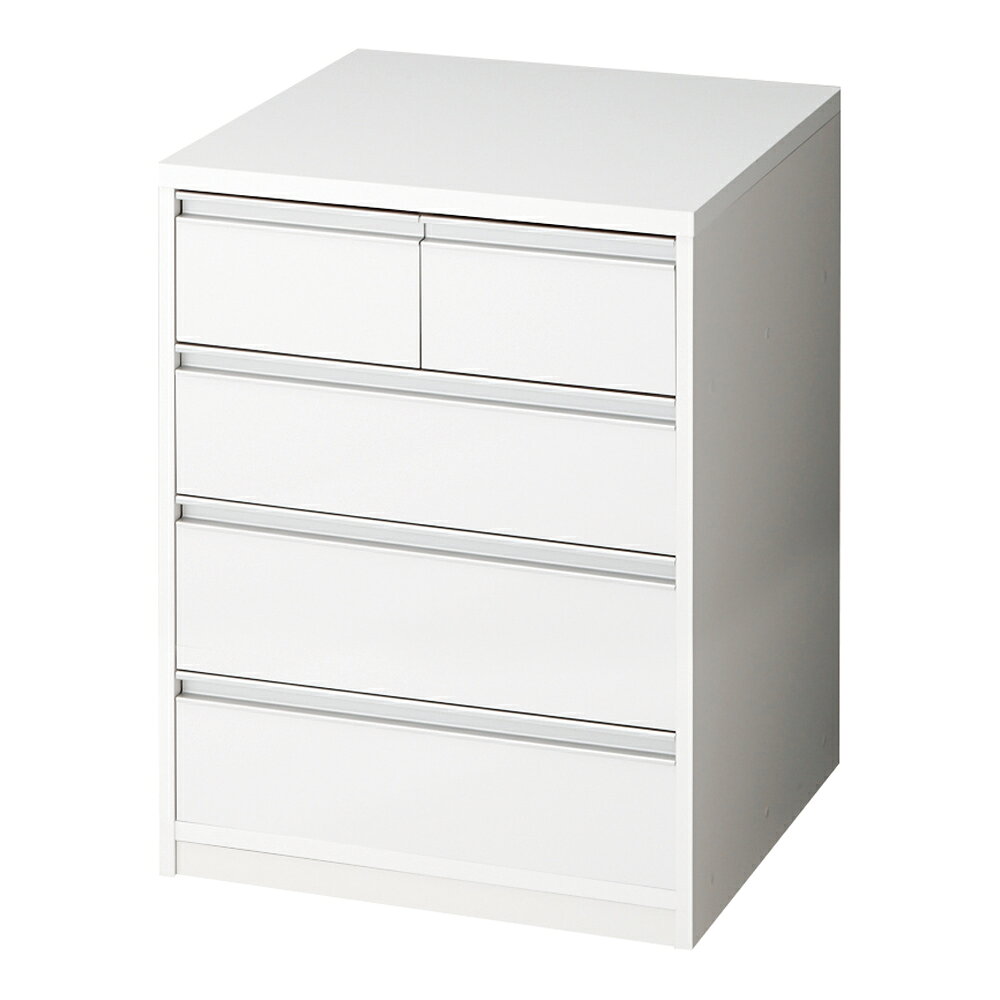 【クーポン配布 お買い物マラソン中】 奥行が選べる隠しキャスター付きチェスト 深めのクローゼットタイプ 奥行60幅60高さ75cm・4段 押入れ クローゼット収納 衣類収納 633337 ＼LINE友だち登録でクーポン／