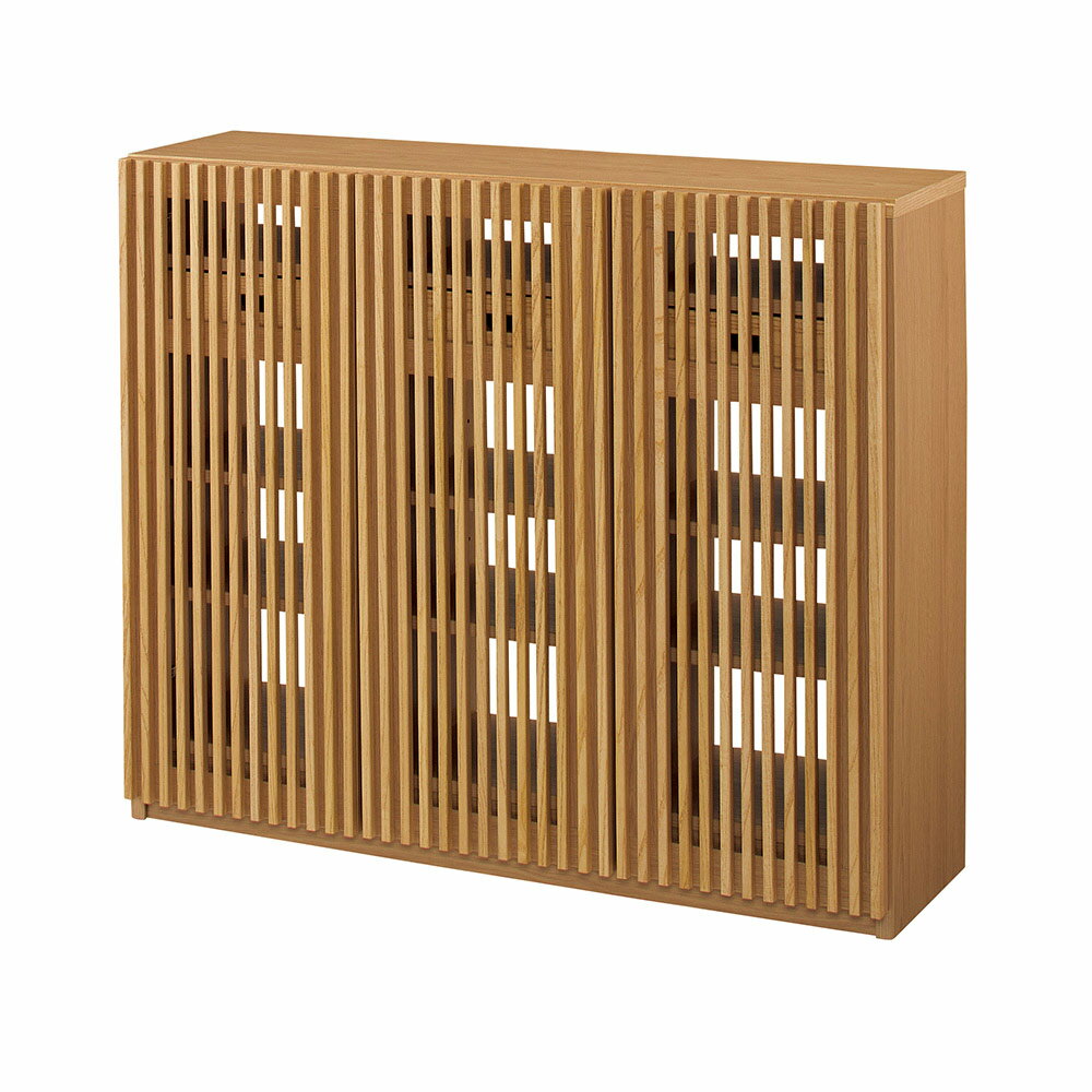 Rakuten - 両面から取り出せるリビングキャビネット 幅120cm奥行35cm高さ100cm キャビネット リビングボード リビング収納 643202 ＼LINE友だち登録でクーポン／