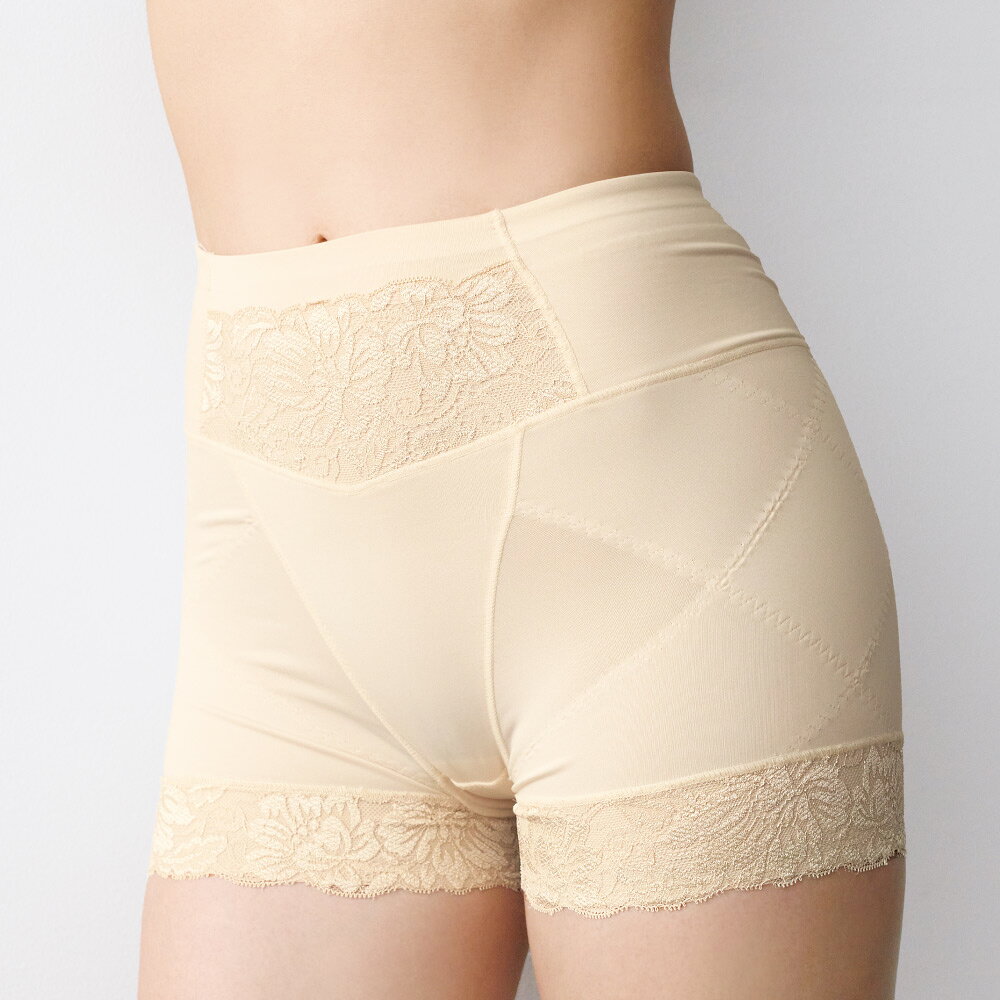 骨盤底筋サポートショーツ 2色組 補整ショーツ ガードル 補整下着 シェイプインナー M75004