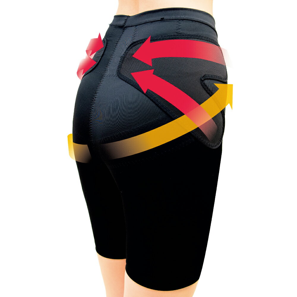 仙骨＆股関節Vサポートスパッツ お得な2色組 補整ショーツ ガードル 補整下着 シェイプインナー M77402