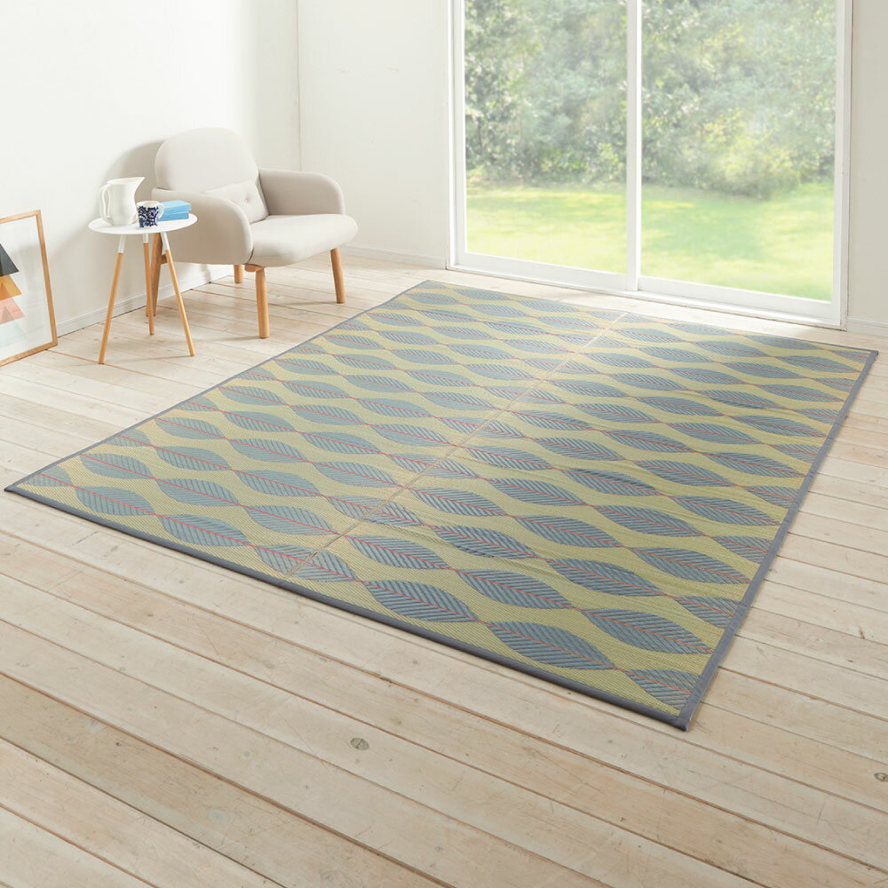 Rakuten - ≪約190×300cm≫ い草ラグ〈リーブス〉 厚手裏付き カーペット ラグ マット 647565 ＼LINE友だち登録でクーポン／