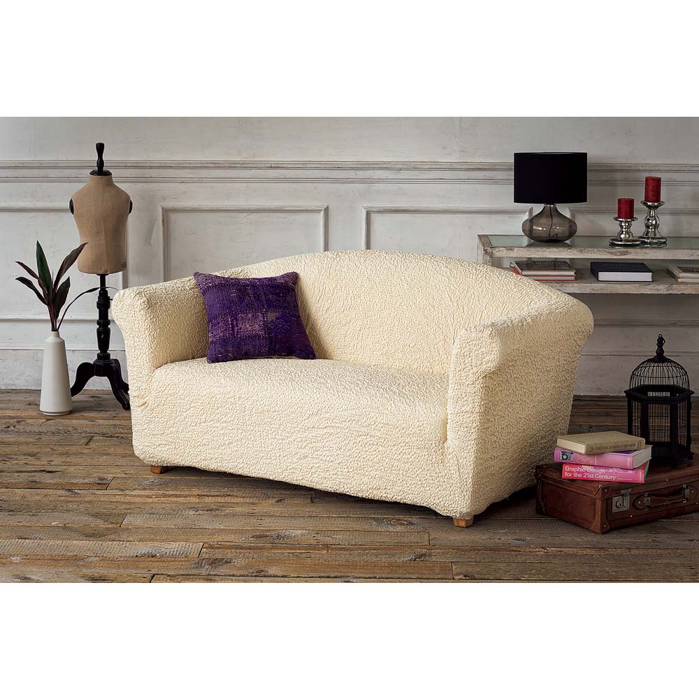 ≪2人掛用≫ イタリア製［ブックレ］ソファカバー 一体型 人掛けソファーカバー ソファーカバー 524802