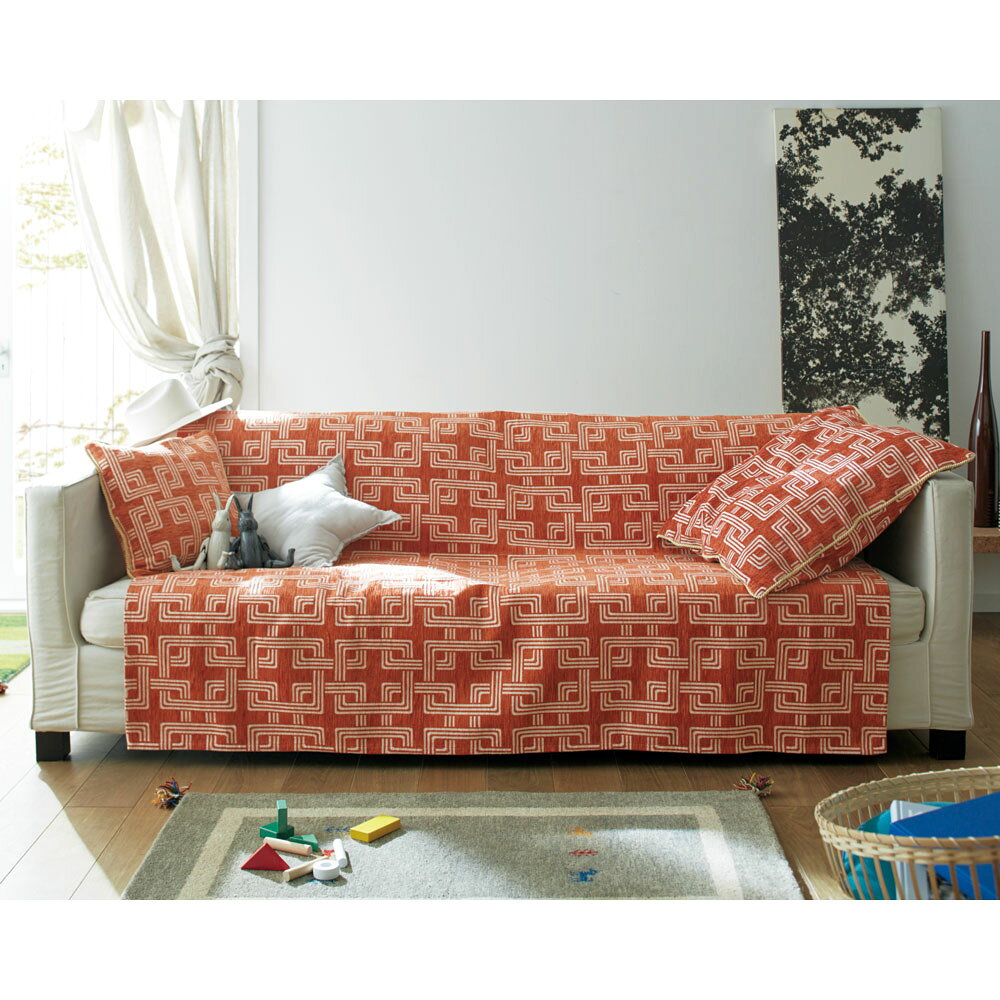 Rakuten - ≪約135×175cm（2.5人掛対応）≫ イタリア製マルチクロス［リタ］ ソファカバー ソファーカバー H95003 ＼LINE友だち登録でクーポン／