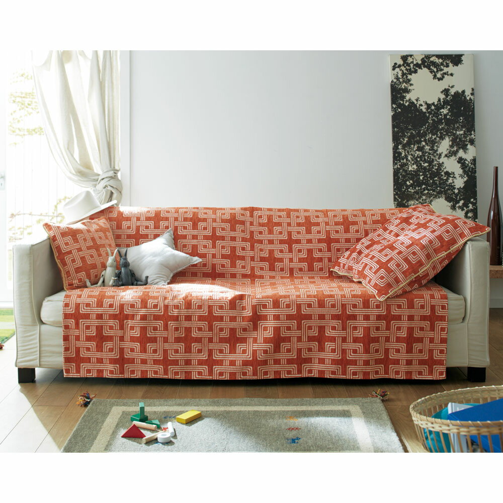 ≪約175×175cm（3人掛ワイド対応）≫ イタリア製マルチクロス［リタ］ ソファカバー ソファーカバー H95005 ＼LINE友だち登録でクーポン／