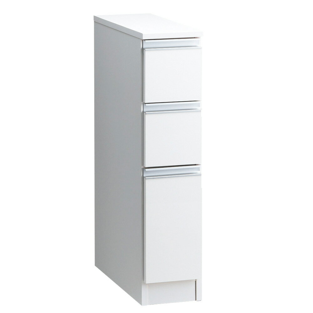 ［幅20奥行55高さ85cm］ キッチンすき間収納 引き出し3段 【Anyaシリーズ】 キッチンストッカー 隙間収納 キッチン収納 630127 ＼LINE友だち登録でクーポン／