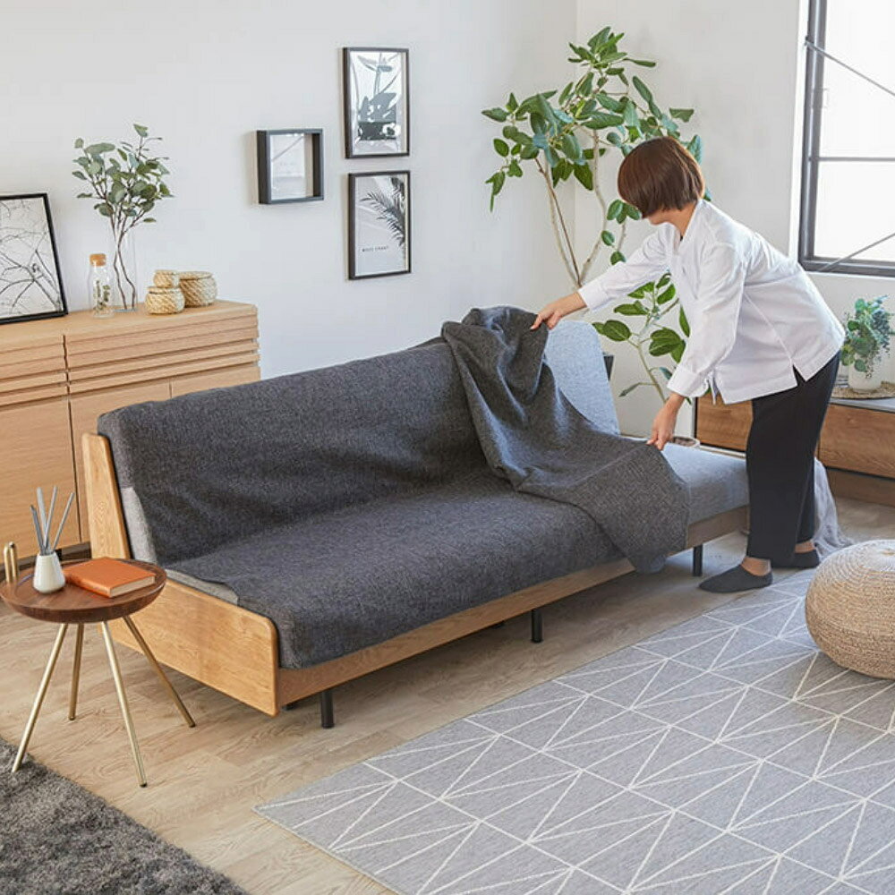 乐天商城 - 【クーポン配布 お買い物マラソン中】 Paxon/パクソン ソファベッド 幅181cm専用カバー 人掛けソファーカバー ソファーカバー H93010 ＼LINE友だち登録でクーポン／