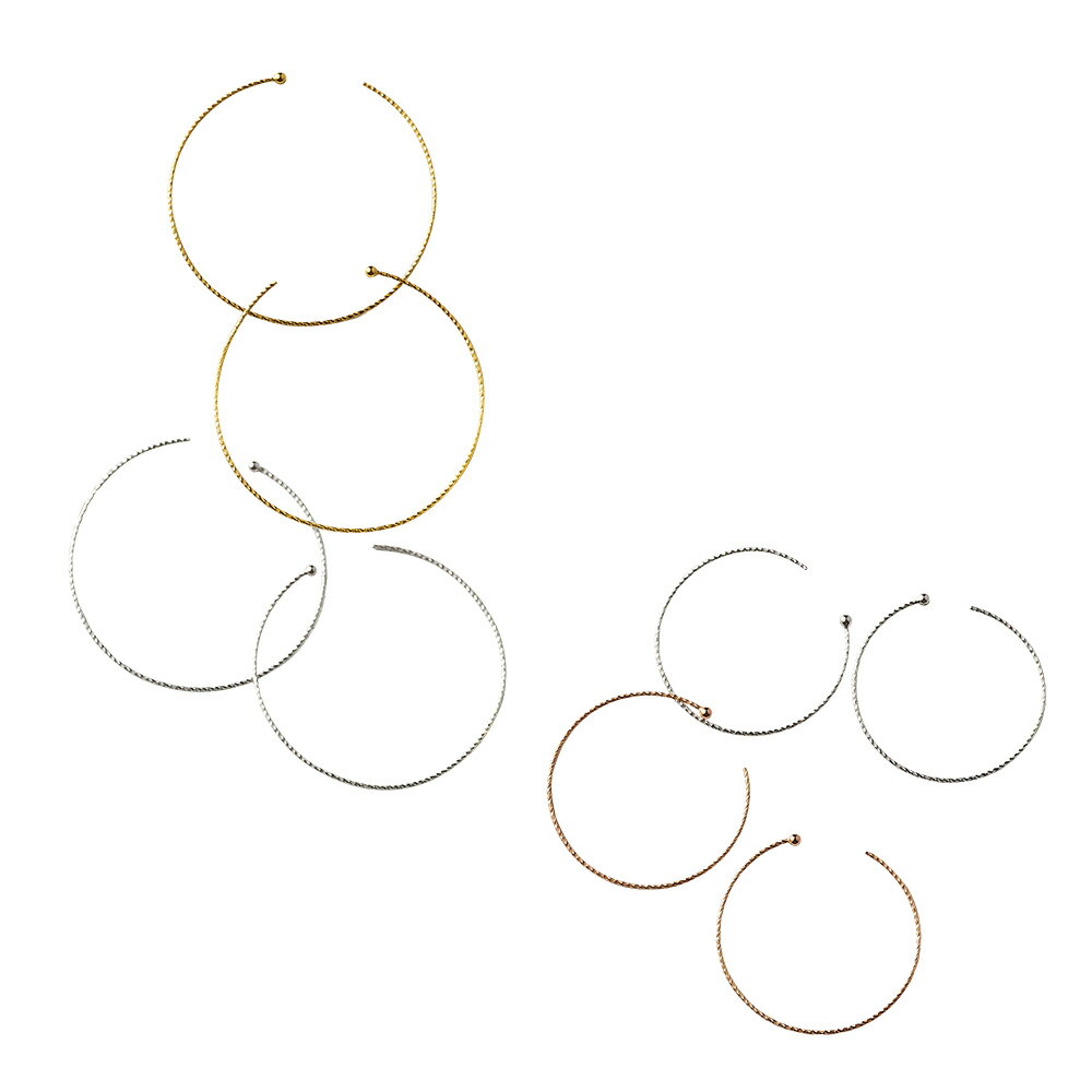 ≪30mm≫ K10 カットフープ ピアス ゴールド製 ジュエリー アクセサリー 147305 ＼LINE友だち登録でクーポン／