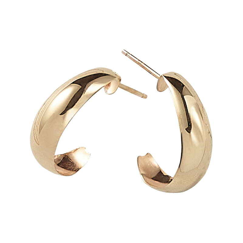 K10 ボリューム ピアス ゴールド製 ジュエリー アクセサリー 147307 ＼LINE友だち登録でクーポン／