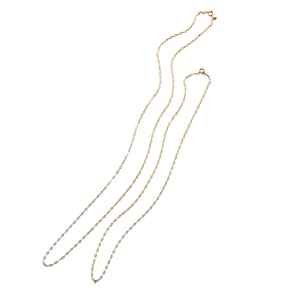 【最大5千円OFFクーポン 2/4 20時から4h限定】 ≪60cm≫ K10 ルナチェーン ネックレス ゴールド製 ジュエリー アクセサリー 147309 ＼LINE友だち登録でクーポン／