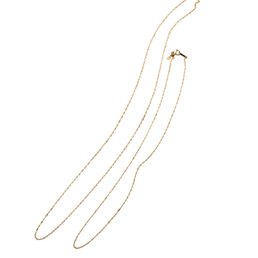 ≪60cm≫ K10 スクリューチェーン ネックレス ゴールド製 ジュエリー アクセサリー 147311 ＼LINE友だち登録でクーポン／