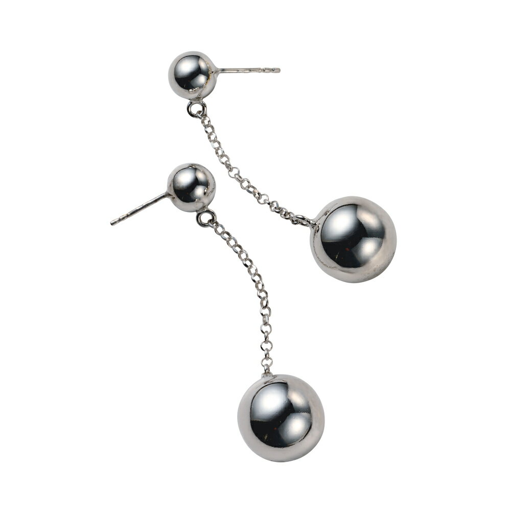 entiere/アンティエーレ SV ボールデザイン ピアス シルバー製 ジュエリー アクセサリー J09504 ＼LINE友だち登録でクーポン／
