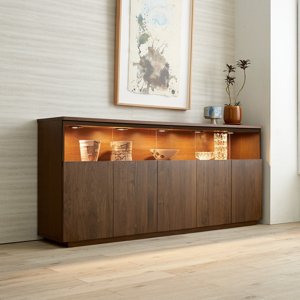 楽天市場】ledライト付き サイドボードの通販