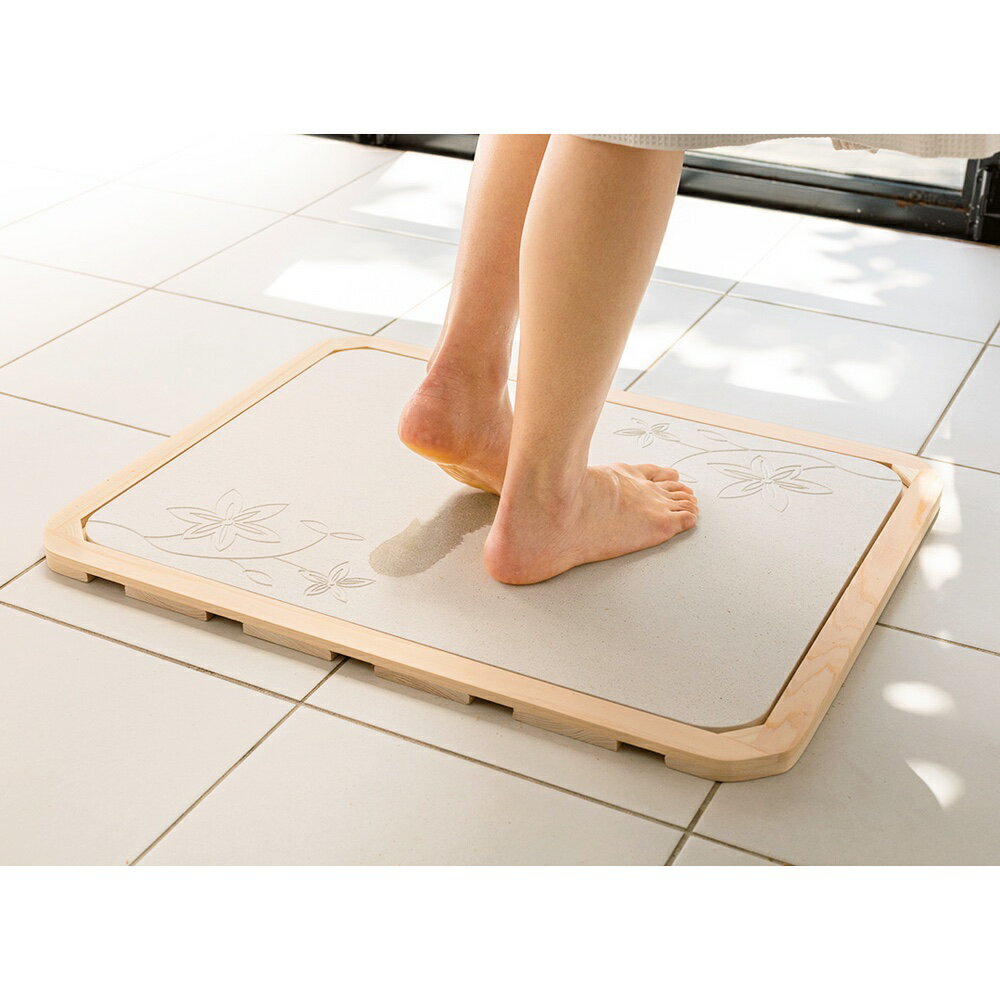 【クーポン最大5千円OFF 3/7迄】 ≪小サイズ≫ soleau/ソレウ 吸水・速乾・消臭バスマット＆スノコ お得な2点セット バスマット バス用品 622258 ＼LINE友だち登録でクーポン／