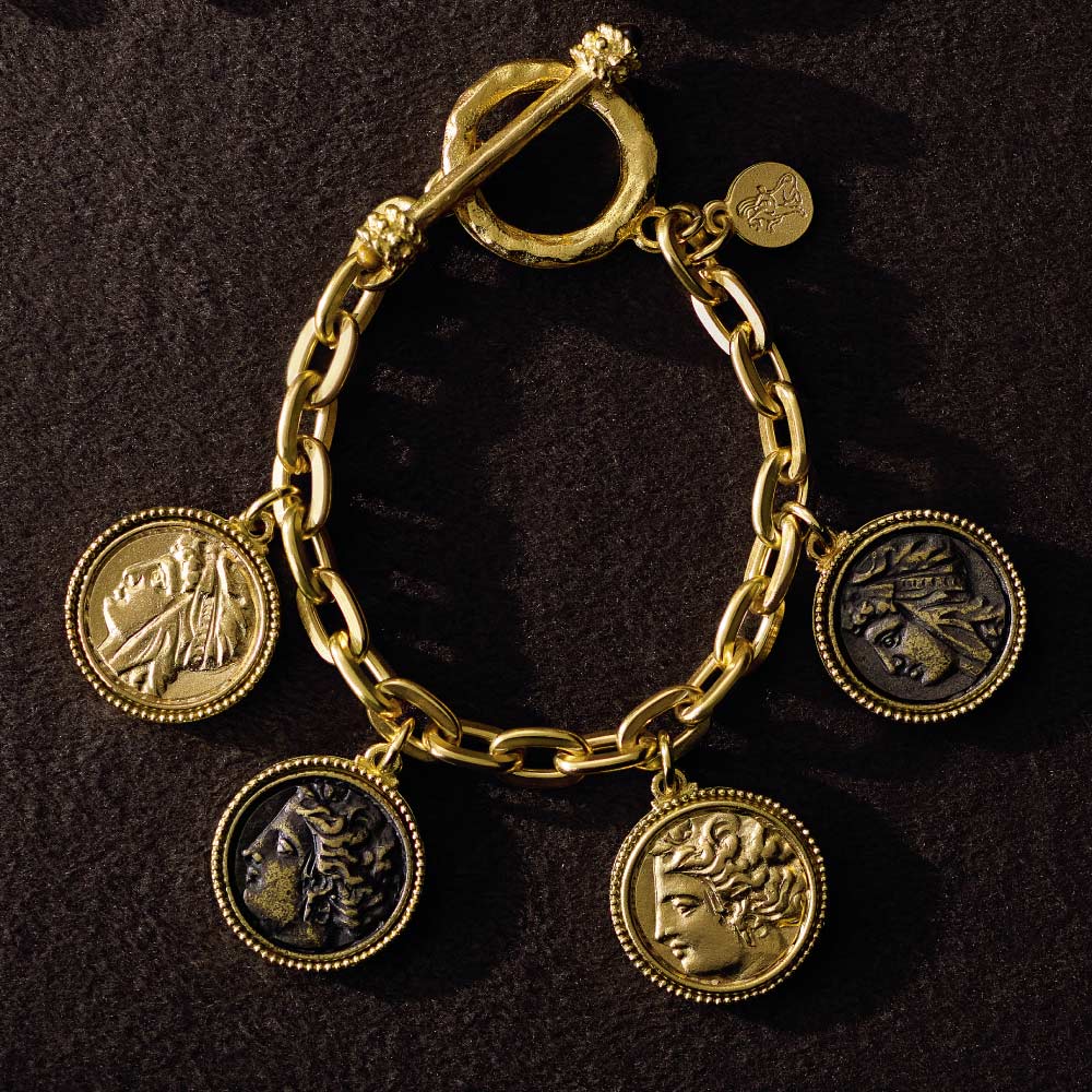 【クーポン10％OFF 11/15限定】 Robin Steele/ロビン・スティール メダリオン ブレスレット ブレスレット バングル ジュエリー アクセサリー J01802