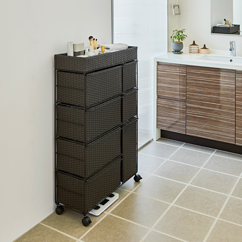 楽天市場】ディノス ランドリーチェスト ラタンの通販