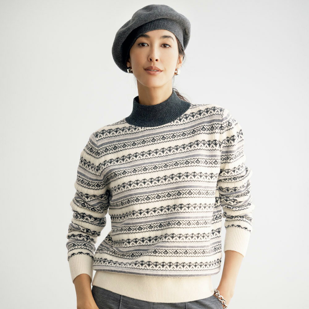 楽天市場】フェアアイル ニット（サイズ（S/M/L）LL）（トップス