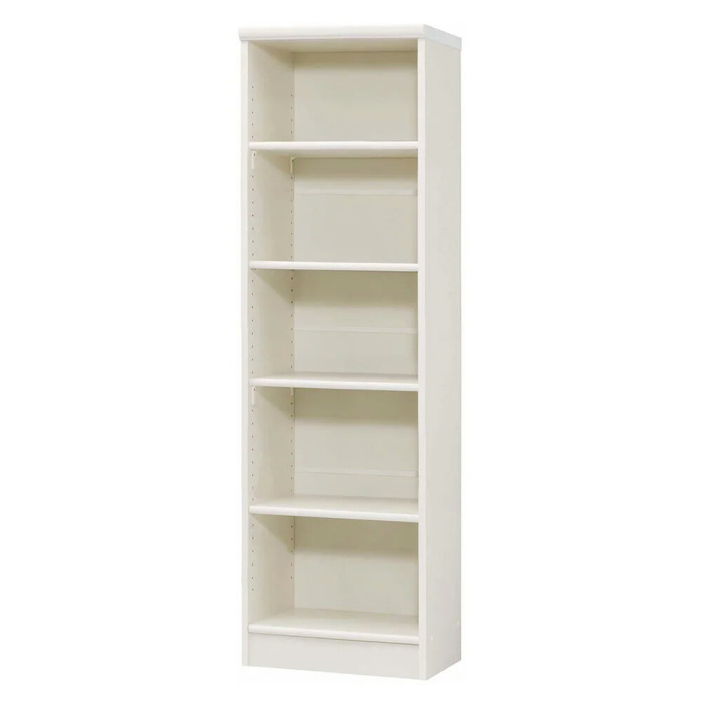 【クーポン10％OFF 6/7迄】 棚位置が全て選べるオープン本棚 幅44.5cm高さ150cm 本棚 ブックシェルフ 書棚 ラック シェルフ 627616 ＼LINE友だち登録でクーポン／