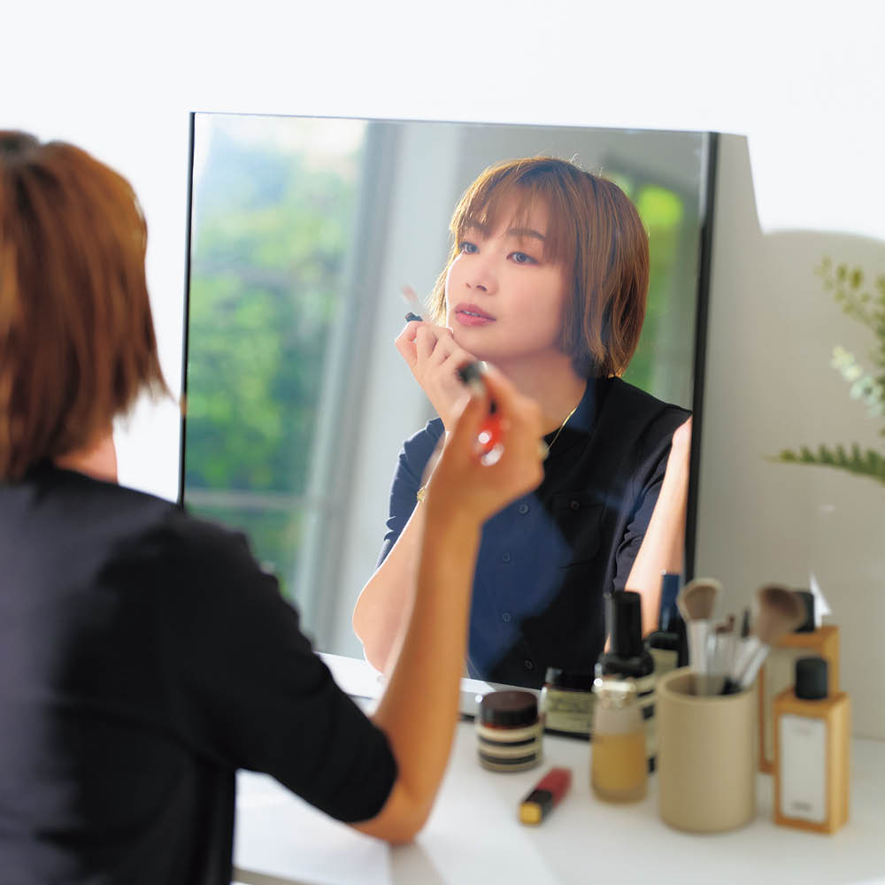 【クーポン最大5千円OFF 1/28迄】 スタイリスト小山田早織×ディノス「割れない軽量フィルムミラ ...