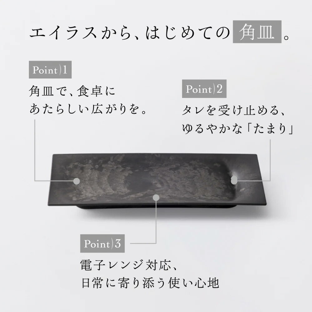ARAS ヒートコレクション角皿たまり 電子レンジ使用可能の割れないお皿 同色2枚組 平皿 長皿 ワンプレート 食器 KR1217 ＼LINE友だち登録でクーポン／ 3
