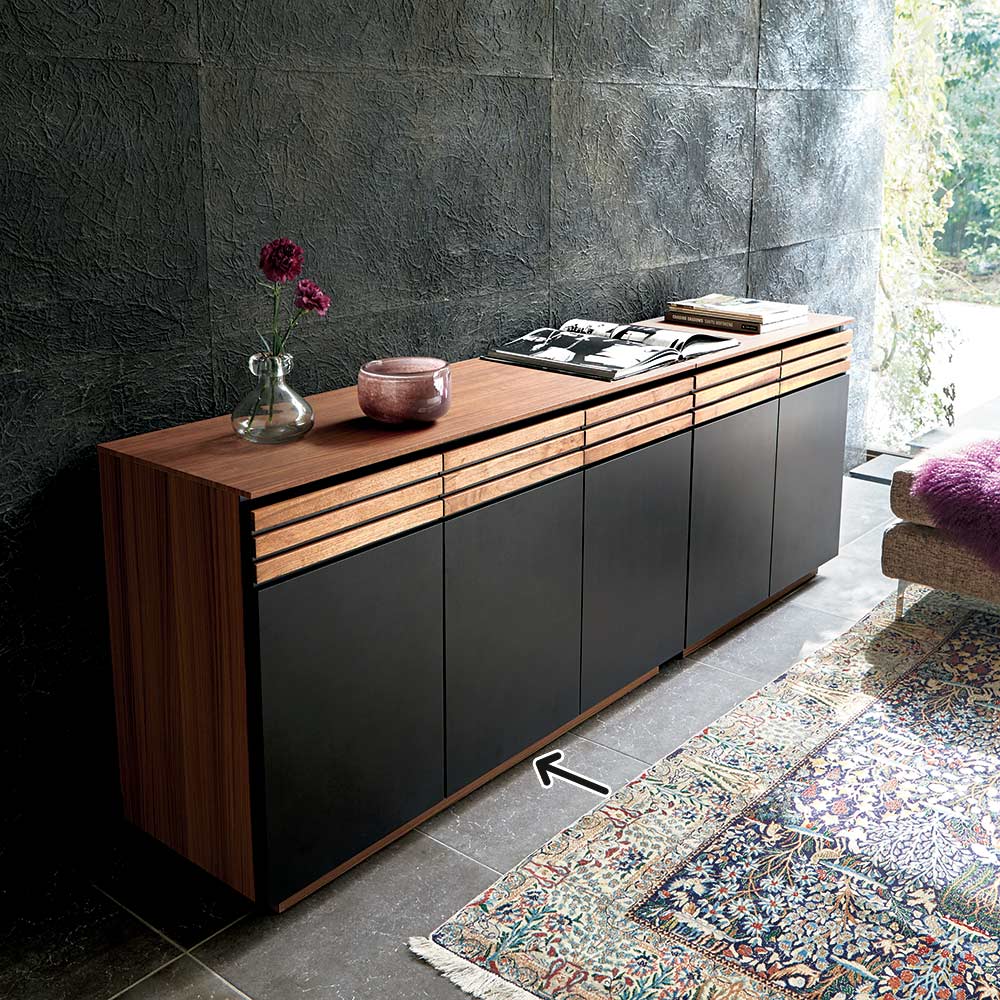 【クーポン10％OFF 12/26 1：59迄】 Alus Style/アルススタイル リビングシリーズ サイドボード 幅120.5cm キャビネット リビングボード リビング収納 H81308