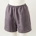 夏用 LINEN & BASIC 着て涼むやわらかリネン100%ルームウェア ペチパンツ 560308