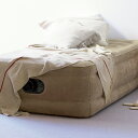 【INTEX/インテックス】ウルトラプラッシュ 電動エアーベッド(シングル) ピロー付き 季節家電 生活家電 582204