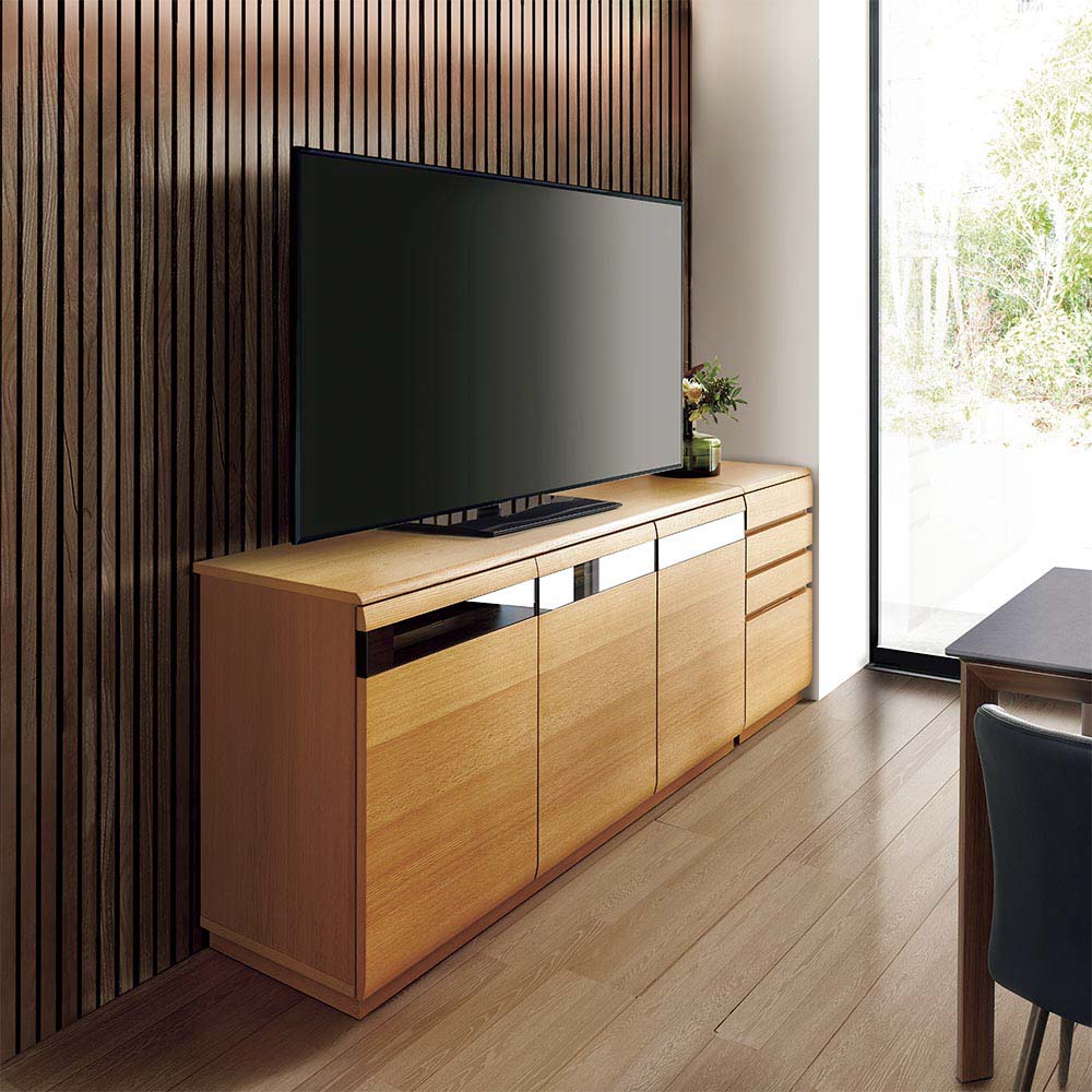 【クーポン10％OFF 1/30迄】 オーク材アールデザインリビングシリーズ チェスト 幅50cm リビング リビング収納 628423 ＼LINE友だち登録でクーポン／