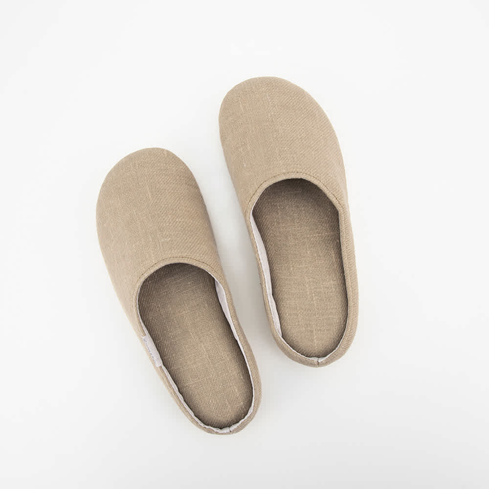 【クーポン7月11日迄】 LINEN & BASIC リネン スリッパ 1足 夏用 スリッパ ルーム...