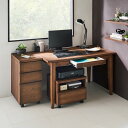 オフィス 事務 書斎机 机 北欧カントリー風 ウッドデスクシリーズ デスク 幅120奥行70cm 544532