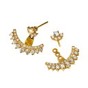 【クーポン10%OFF 6/25限定】 ダイヤモンド ジュエリー アクセサリー K18 0.76ctダイヤ ジャケットピアス J75703