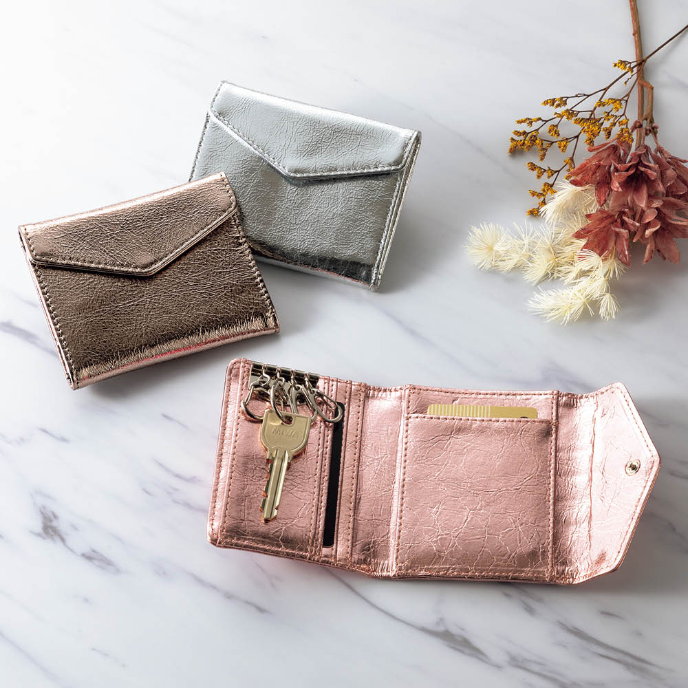 キー＆カードケース カードケース 名刺入れ 定期入れ 財布 ケース ポーチ KR1045 ＼LINE友だち登録でクーポン／