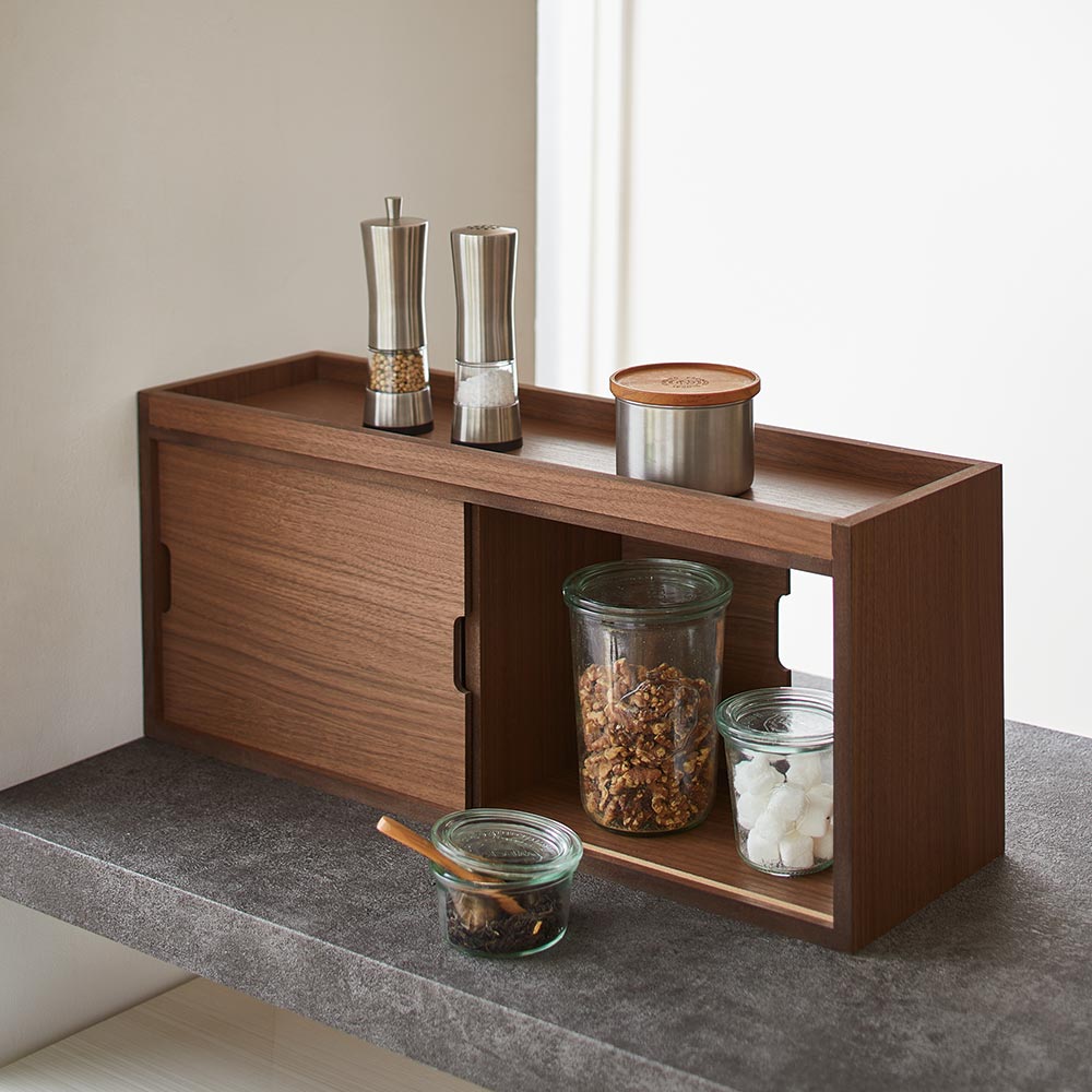 Rakuten - ≪オープンタイプ 幅90cm≫Mihas/ミハス薄型カウンター上収納庫 シンク 水周り キッチン用品収納 H92079 ＼LINE友だち登録でクーポン／