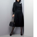マキシワンピース ロングワンピース ワンピース チュニック 「NIKKE」 マフ シフォン×ジョーゼット ワンピース 344021