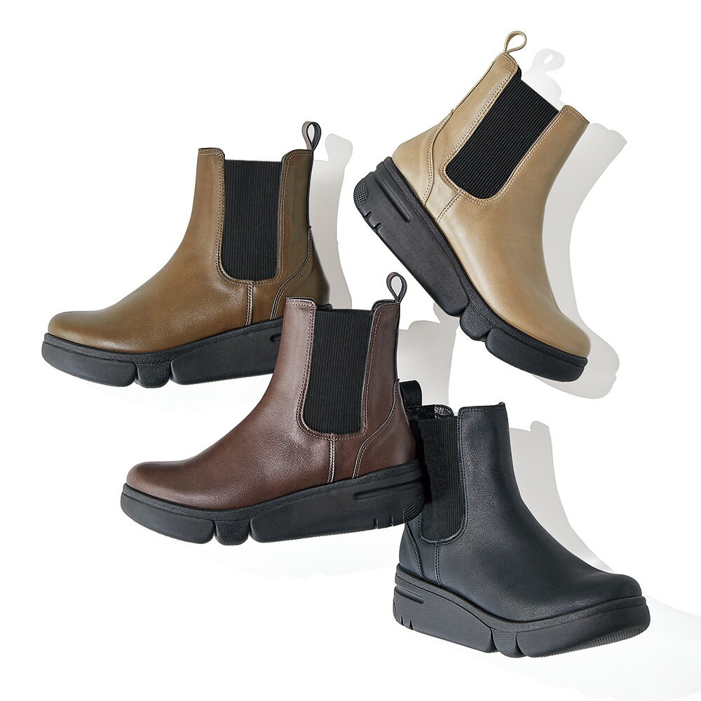 【クーポン最大5千円OFF 1/13迄】 Re：getA/リゲッタ はっ水 軽量 サイドゴアブーツ  ...