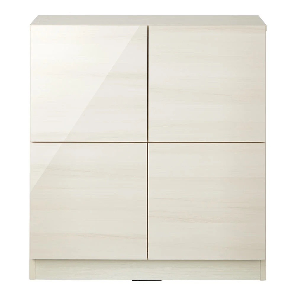 Rakuten - スクエア木目カウンター下収納 2列4マス 幅79cm奥行34cm キッチンカウンター下収納 キッチン収納 629037 ＼LINE友だち登録でクーポン／