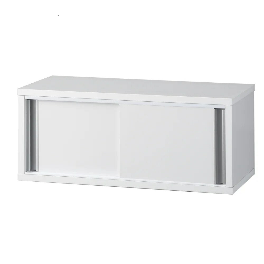 【幅60cm 標準タイプ】光沢仕上げ 水ハネ対応引き戸カウンター上収納庫 シンク 水周り キッチン用品収納 630332 ＼LINE友だち登録でクーポン／