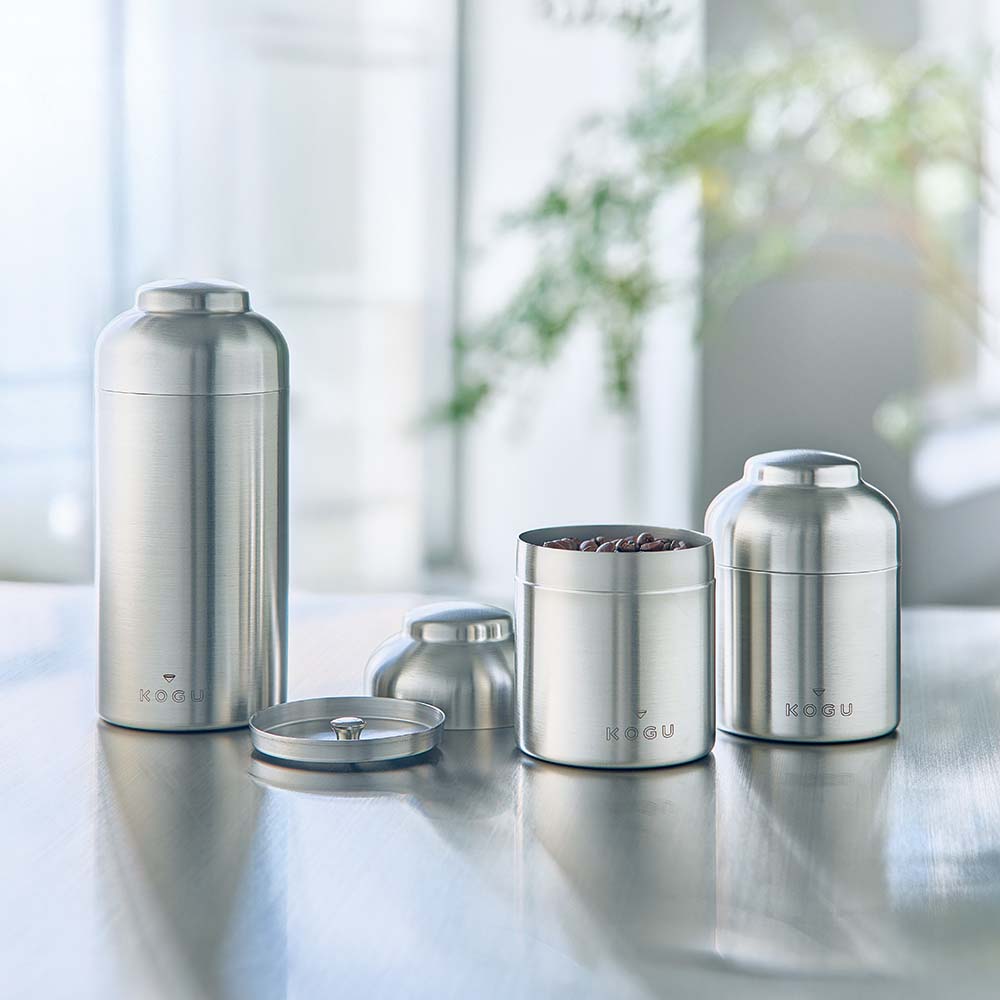 【クーポン10％OFF 1/11迄】 ≪400ml≫ 珈琲考具 内蓋付きステンレスキャニスター キャニスター 食品保存..